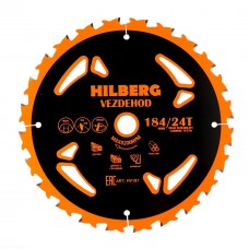 Диск пильный Hilberg Vezdehod 184*16*24Т*7 град. HV187