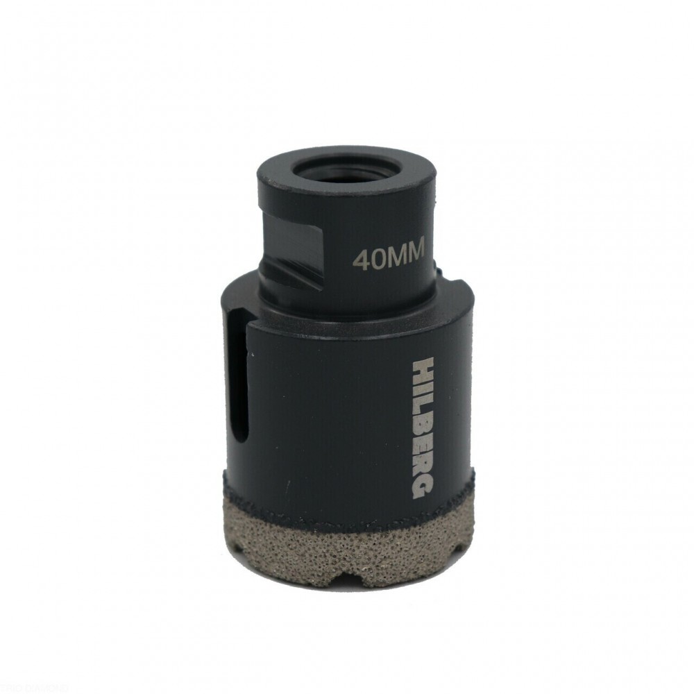 Коронка алмазная 40 мм Hilberg Super Hard M14 HH640 мм Трио Диамант HH640