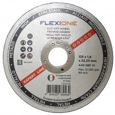 Отрезной круг металл/нержавейка 125х1.6х22,23 A40 SBF41 "Flexione Expert"уп. 25 шт.