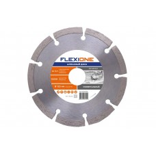 Алмазный диск с сегментированной кромкой 125х22.2 Универсальный Flexiоne