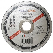 Отрезной круг металл/нержавейка 125х1.6х22,23 A40 SBF41 "Flexione Expert"
